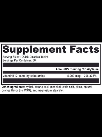 Sublingual B12 (Methylcobalamin)