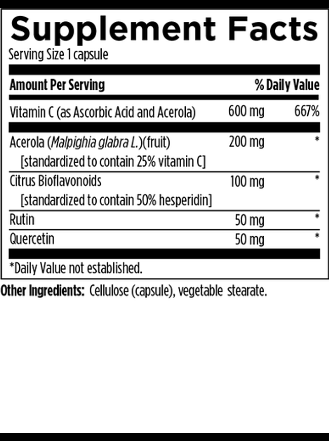 Vitamin C caps w/ Antioxidants