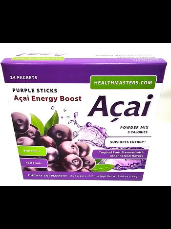 Purple Sticks-Acai-Natural Energy Boost 