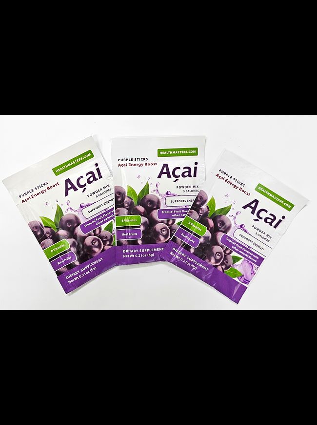 Purple Sticks-Acai-Natural Energy Boost 