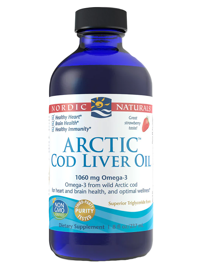 Cod Liver Oil 8oz (Strawberry)