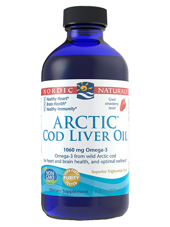 Cod Liver Oil 8oz (Strawberry)