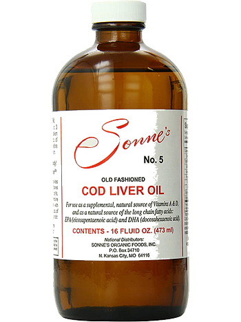 Cod Liver Oil Old Fashioned - Liquid 16 oz.